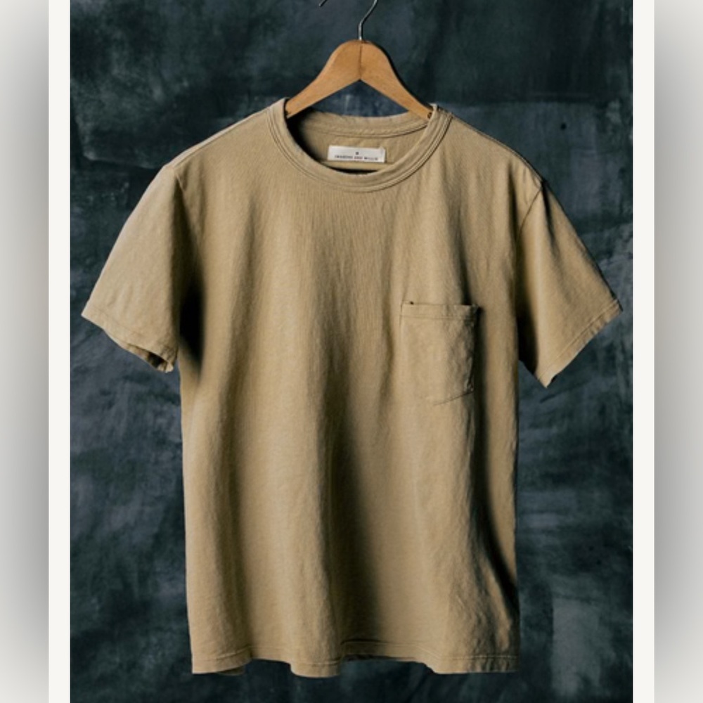 Imogene + Willie desert knit pocket tee